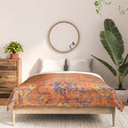 Oriental Vitange Moroccan Rug Design Comforter Gallery Image 3