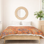 Oriental Vitange Moroccan Rug Design Duvet Cover Gallery Image 3