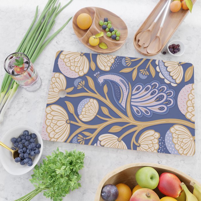 Peacock Dreams - Amethyst Cutting Board Gallery Image 2