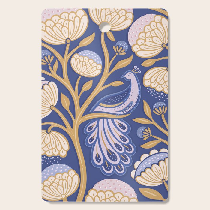 Peacock Dreams - Amethyst Cutting Board Gallery Image 1
