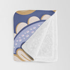 Peacock Dreams - Amethyst Throw Blanket Gallery Image 3