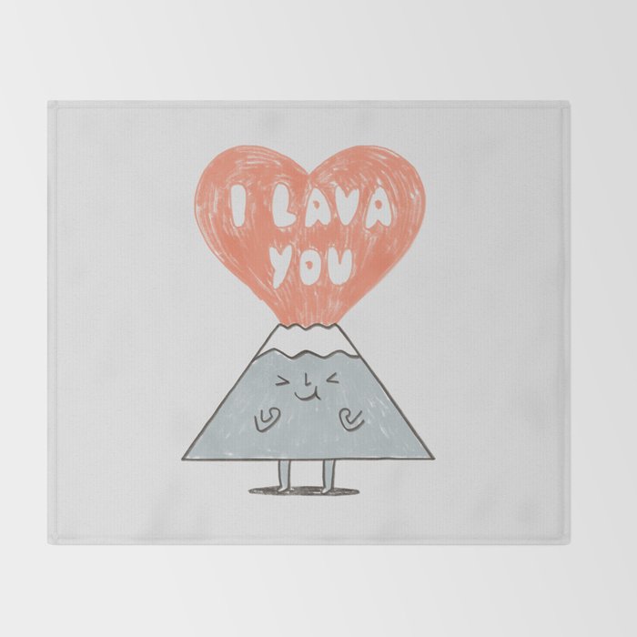 I Lava You 2 Throw Blanket Gallery Image 2