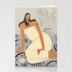 woman. eastern night Stationery Card Gallery Image 2