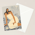 woman. eastern night Stationery Card Gallery Image 2