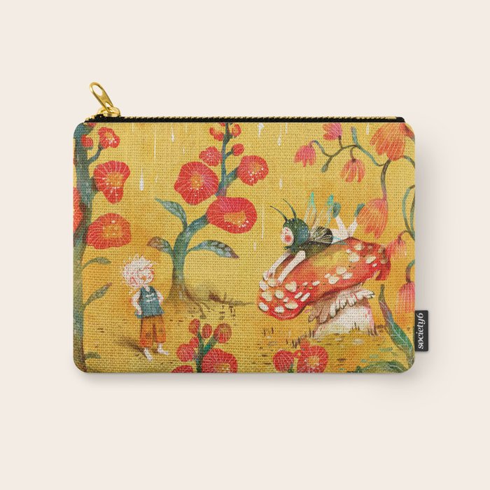 Advice From a Caterpillar - Alice in Wonderland Carry All Pouch Gallery Image 1