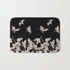 Japanese Flying Herons Bath Mat Gallery Image 1
