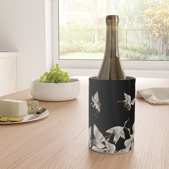 Japanese Flying Herons Wine Chiller Gallery Image 4
