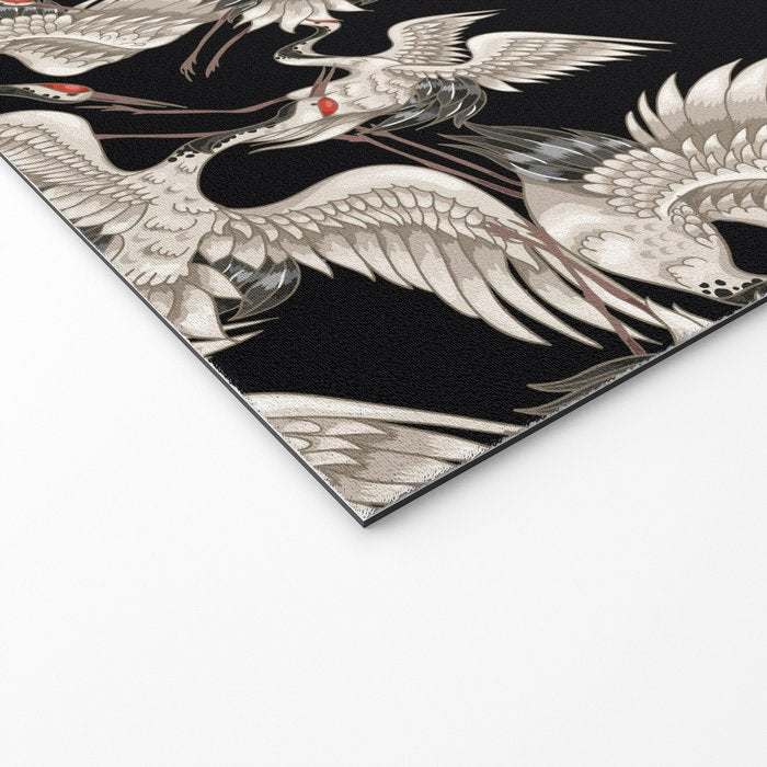 Japanese Flying Herons Welcome Mat Gallery Image 2
