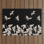 Japanese Flying Herons Outdoor Rug Gallery Image 1