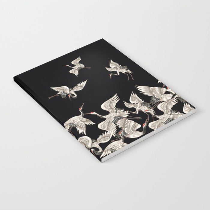 Japanese Flying Herons Notebook Gallery Image 2