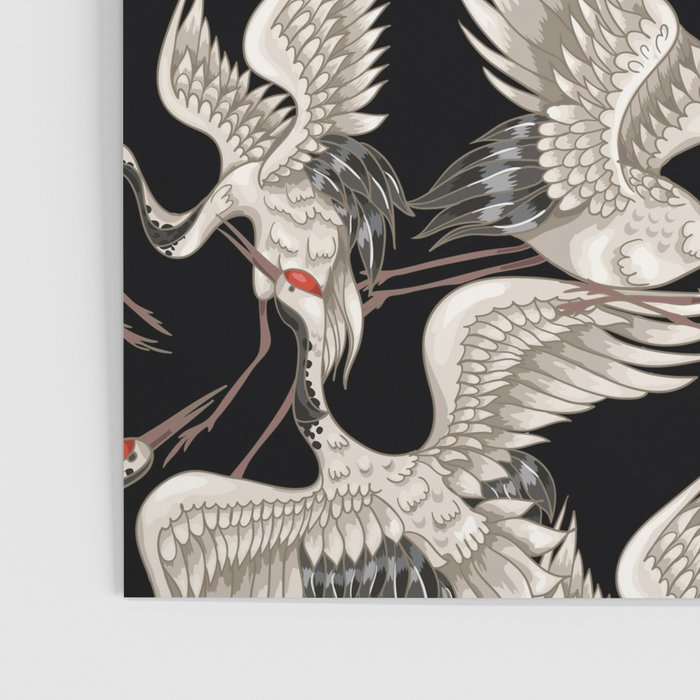 Japanese Flying Herons Poster Gallery Image 3