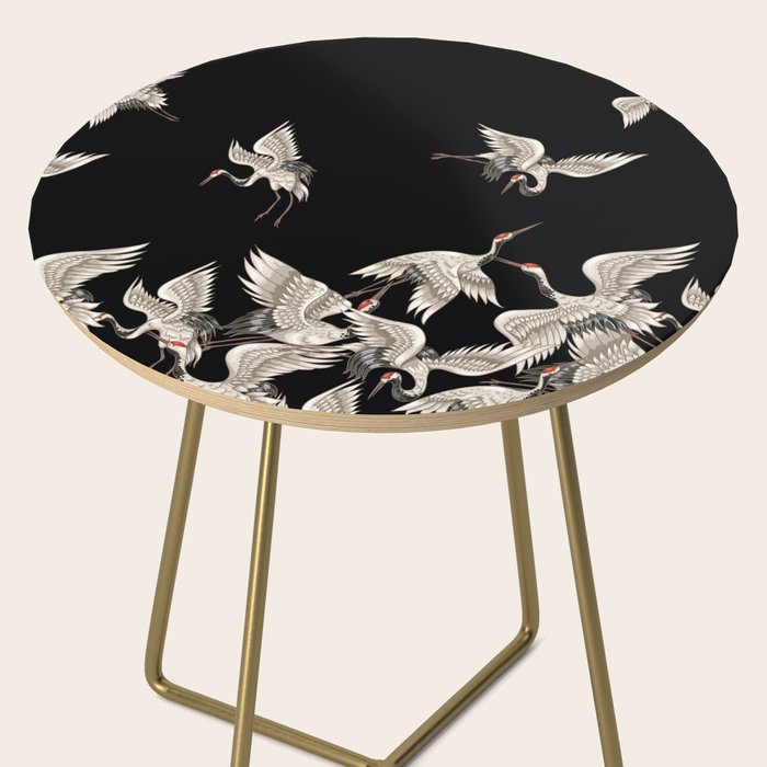 Japanese Flying Herons Side Table Gallery Image 2