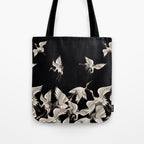 Japanese Flying Herons Tote Bag Gallery Image 1