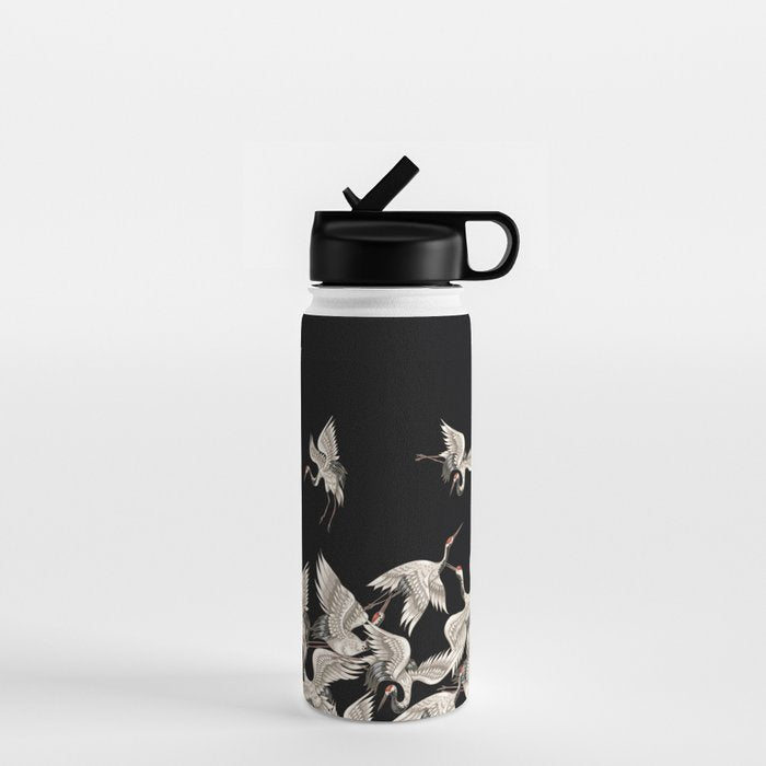 Japanese Flying Herons Water Bottle Gallery Image 1