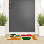abstract maximalist shapes organic Welcome Mat Gallery Image 3