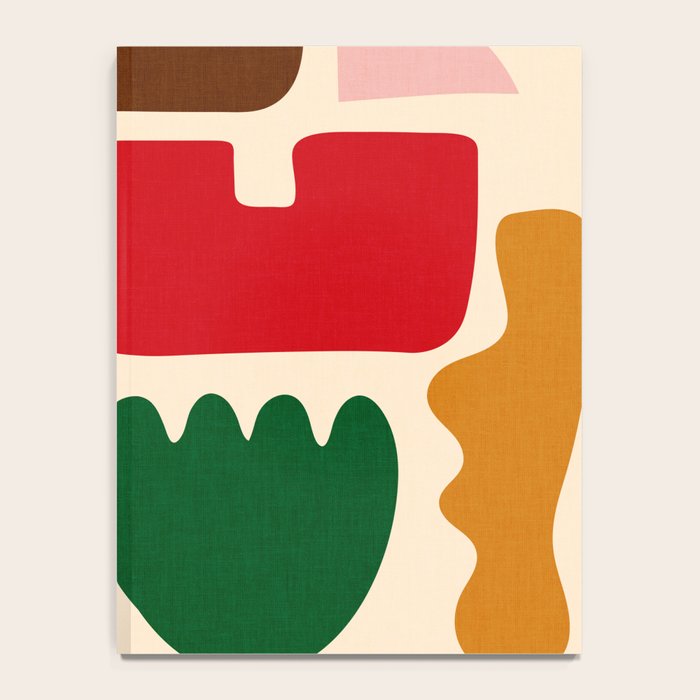 abstract maximalist shapes organic Notebook Gallery Image 4