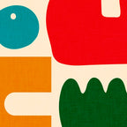 abstract maximalist shapes organic Coffee Mug Gallery Image 2