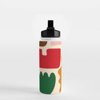 abstract maximalist shapes organic Water Bottle Gallery Image 2