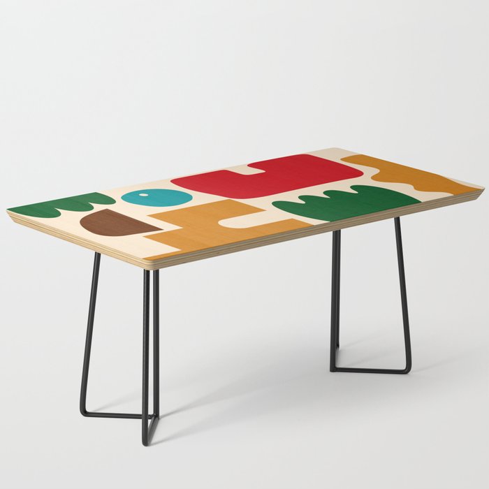 abstract maximalist shapes organic Coffee Table Gallery Image 1