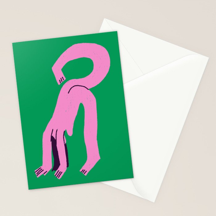 The Yoga Pose Stationery Card Gallery Image 2