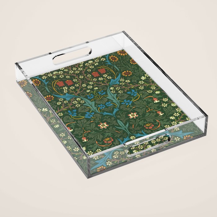 William Morris "Blackthorn" 1. Acrylic Tray Gallery Image 1