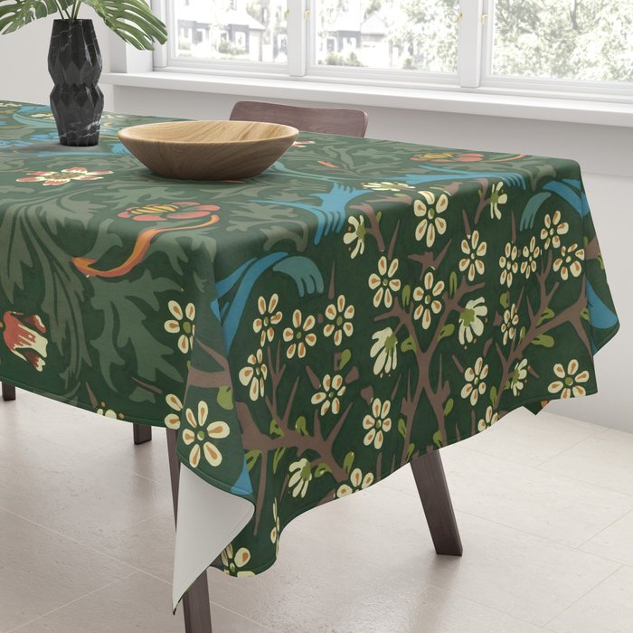 William Morris "Blackthorn" 1. Tablecloth Gallery Image 3