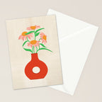 Flower Vase Stationery Card Gallery Image 2