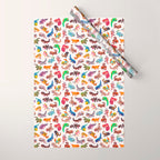 Gecko - bright Wrapping Paper Gallery Image 1