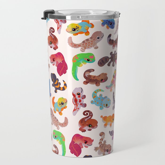 Gecko - bright Travel Mug Gallery Image 3