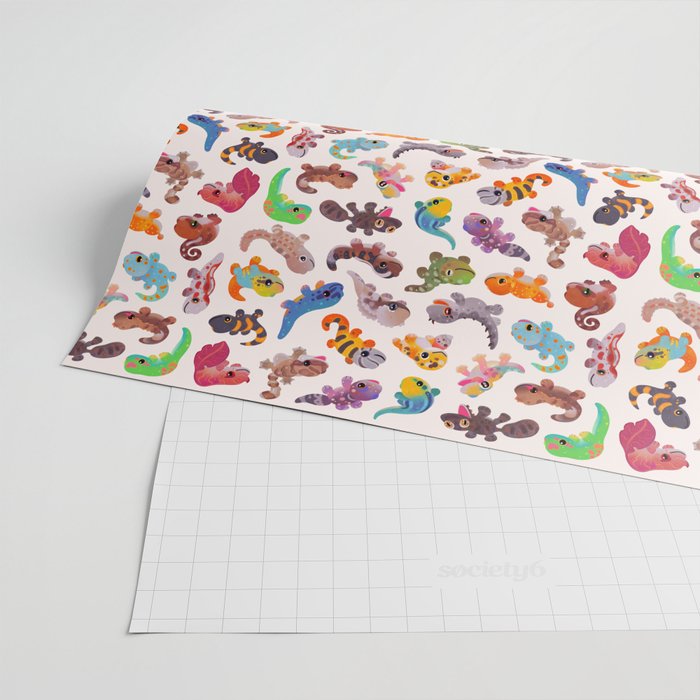Gecko - bright Wrapping Paper Gallery Image 2