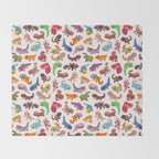 Gecko - bright Throw Blanket Gallery Image 2