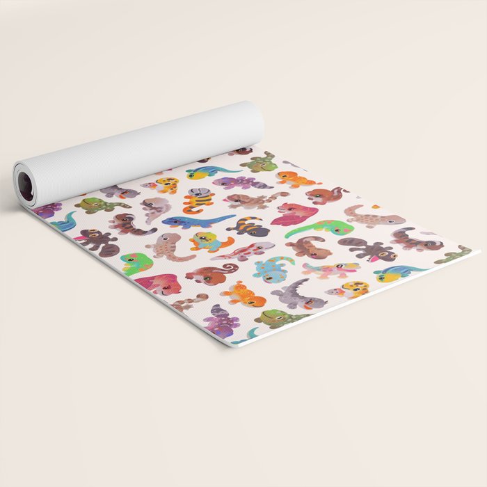 Gecko - bright Yoga Mat Gallery Image 2