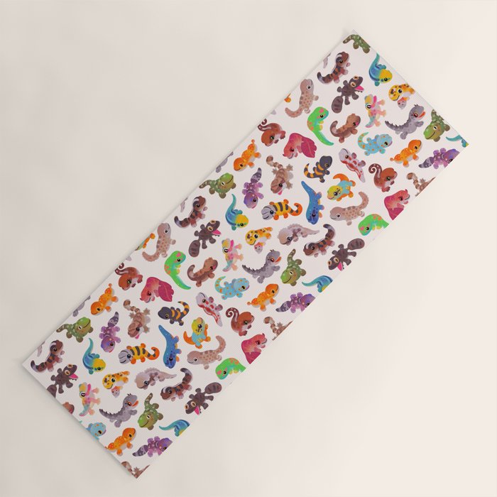 Gecko - bright Yoga Mat Gallery Image 1