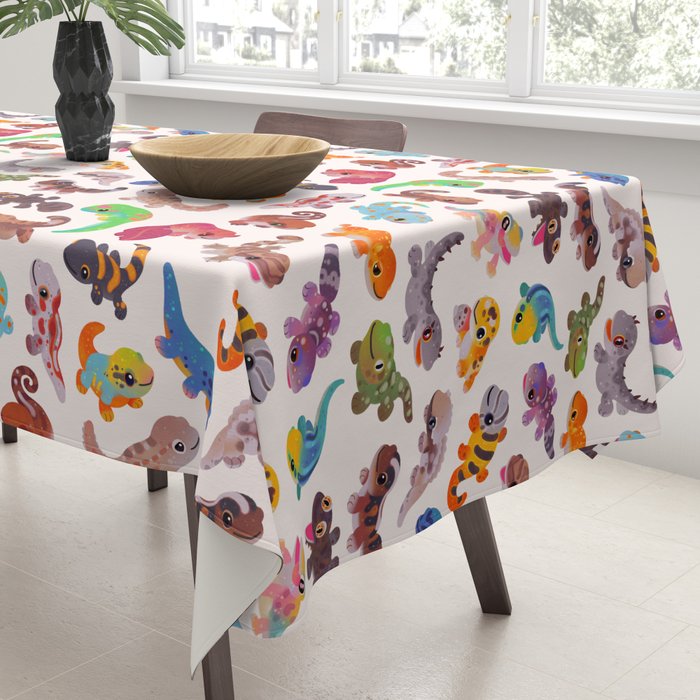 Gecko - bright Tablecloth Gallery Image 3