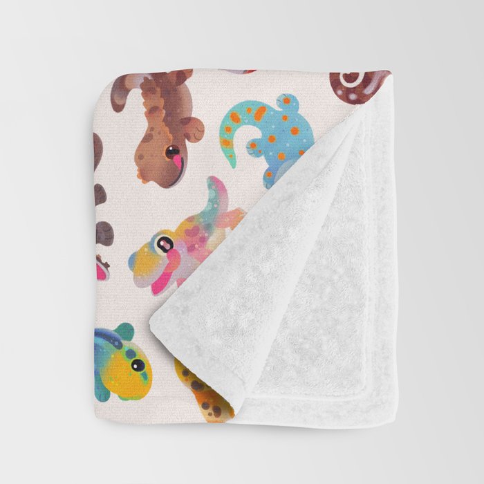 Gecko - bright Throw Blanket Gallery Image 3