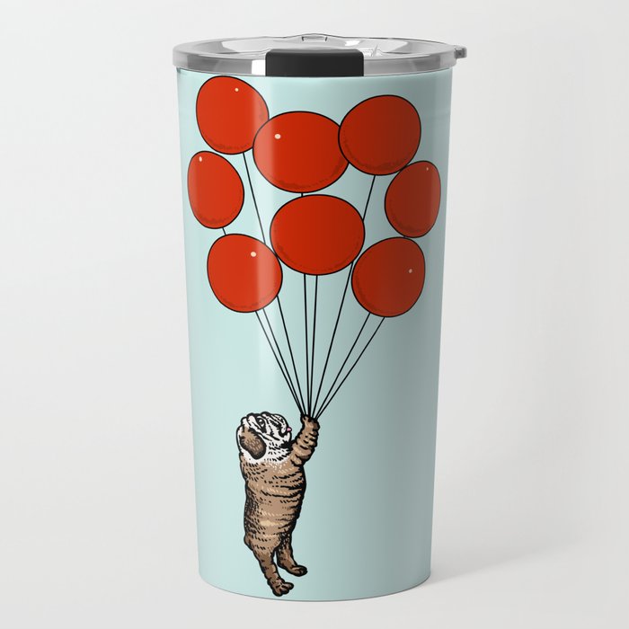 I Believe I Can Fly English Bulldog Travel Mug Gallery Image 1