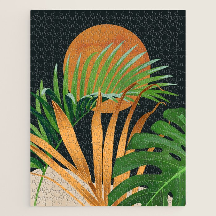 Tropical Night Garden 2 Jigsaw Puzzle Gallery Image 1