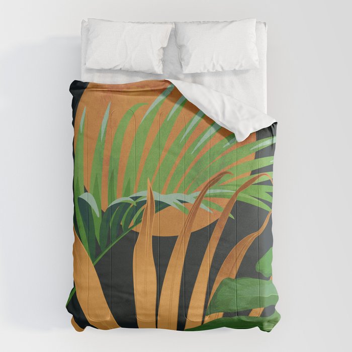Tropical Night Garden 2 Comforter Gallery Image 6