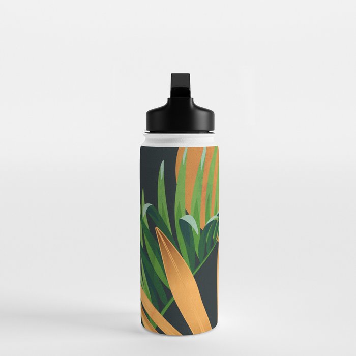 Tropical Night Garden 2 Water Bottle Gallery Image 3