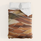 Desert Hot Copper Marble Landscapes Comforter Gallery Image 6