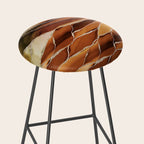 Desert Hot Copper Marble Landscapes Stool Gallery Image 2