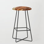 Desert Hot Copper Marble Landscapes Stool Gallery Image 1