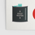 Flask Collection - Red & Turquoise Palette Poster Gallery Image 3
