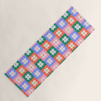 Cheerful Festive Stars Yoga Mat Gallery Image 1