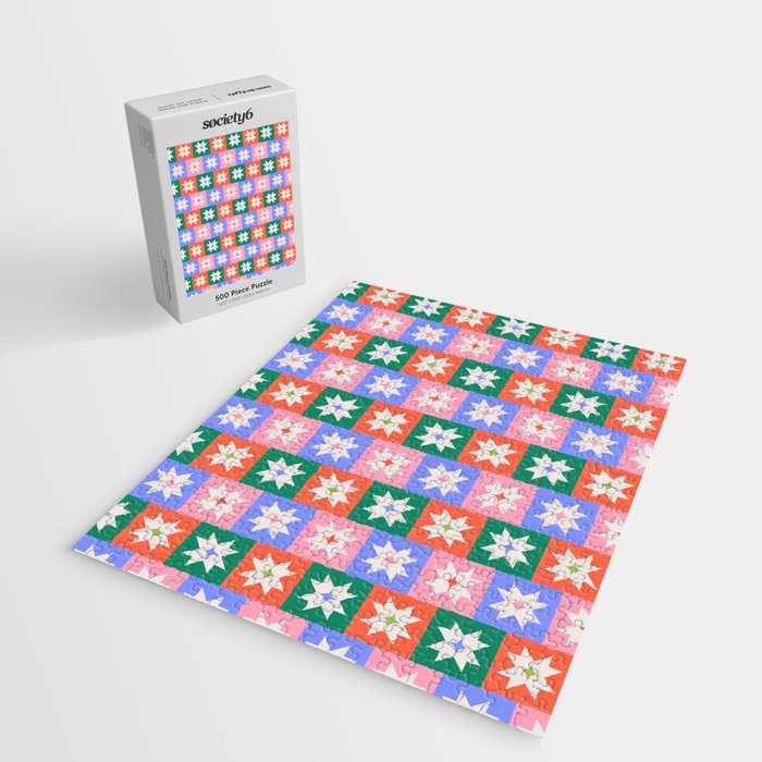 Cheerful Festive Stars Jigsaw Puzzle Gallery Image 2