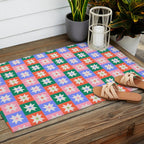 Cheerful Festive Stars Outdoor Rug Gallery Image 2