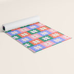 Cheerful Festive Stars Yoga Mat Gallery Image 2
