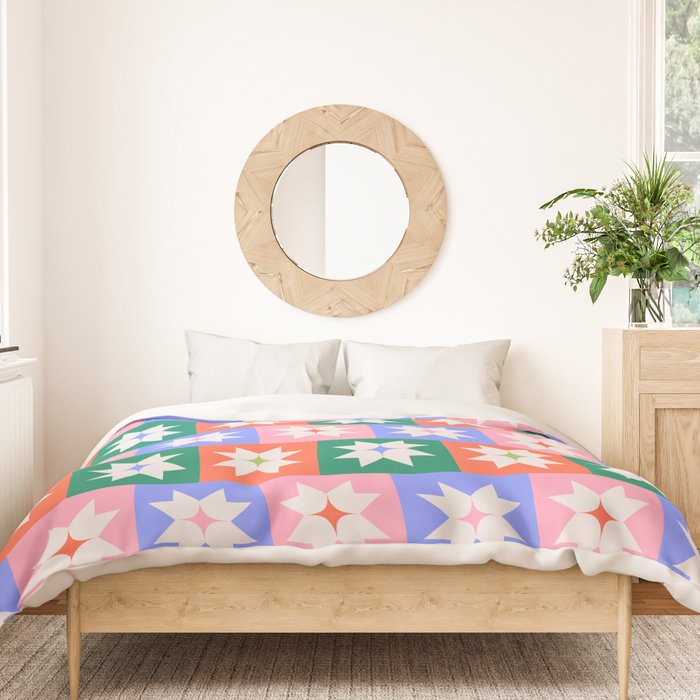 Cheerful Festive Stars Duvet Cover Gallery Image 3