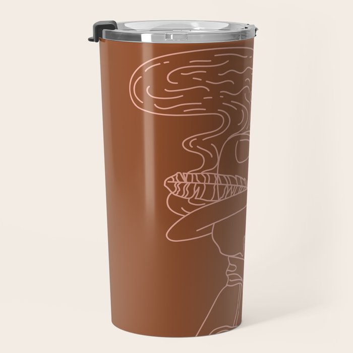 Love or Die Tryinâ - Cowhand - Rust & Peach Travel Mug Gallery Image 3