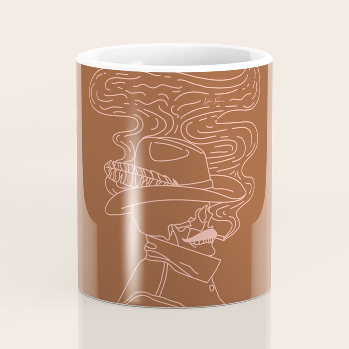 Love or Die Tryinâ - Cowhand - Rust & Peach Coffee Mug Gallery Image 4